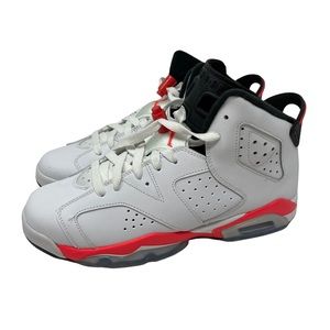 NIB Nike Air Jordan 6 Retro OG 7Y‎ White Infrared Black 7